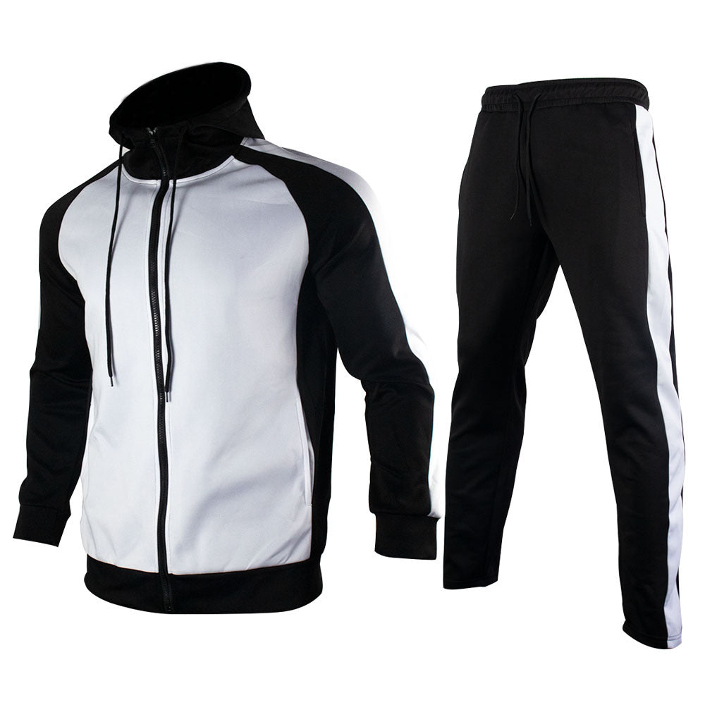 Men's Loose Multicolor European Size Trousers Hooded Sports