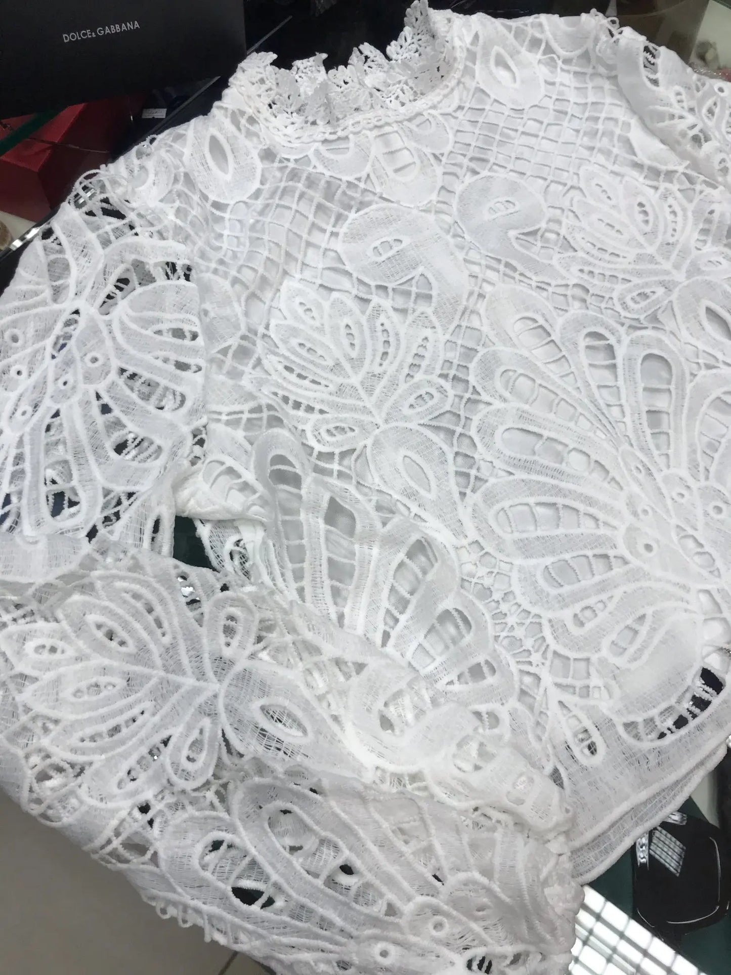White Casual Crochet Hollow Out Crop Top