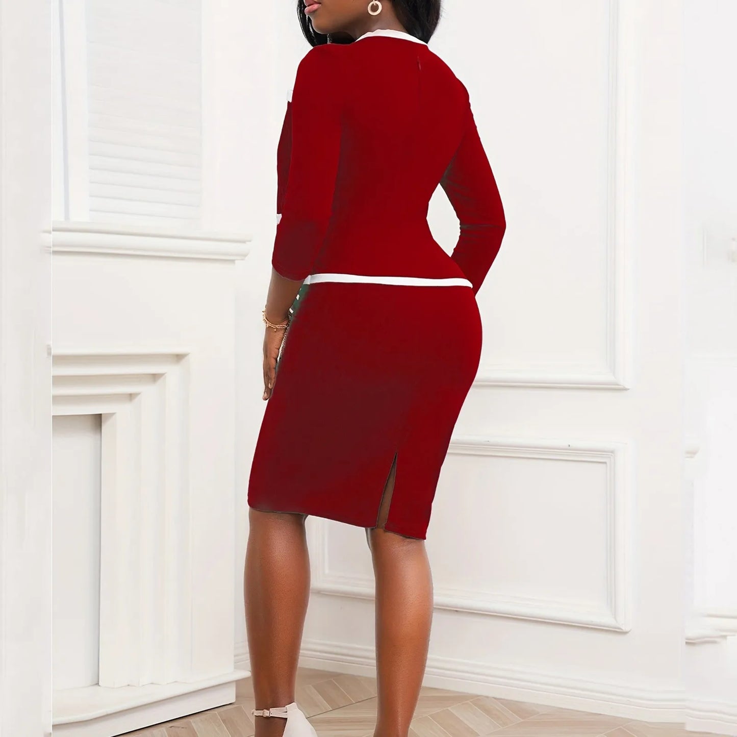 Two Piece Vintage Dress