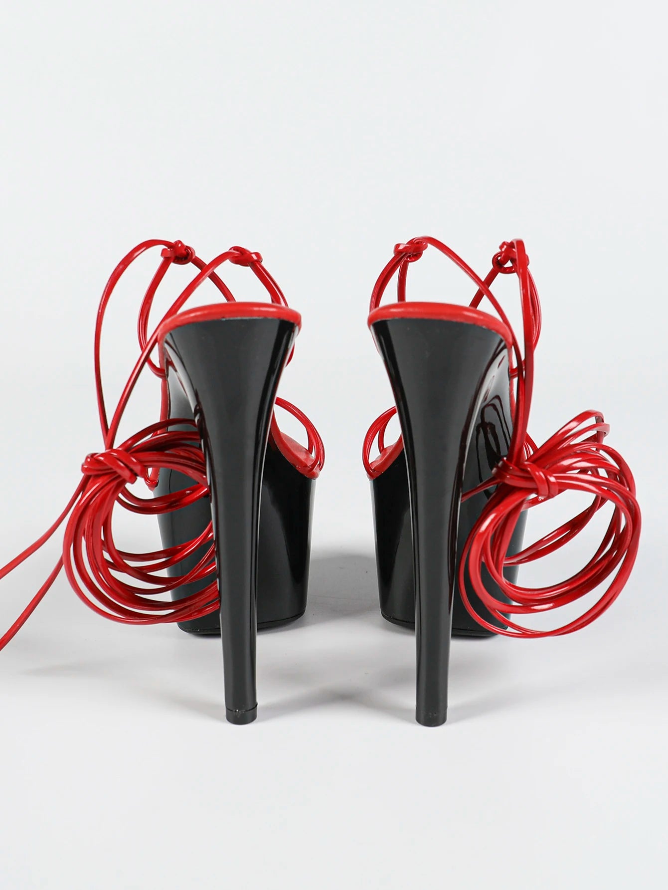 Ankle Lace-up Runway Women Platform Exotic Nightclub Sandals