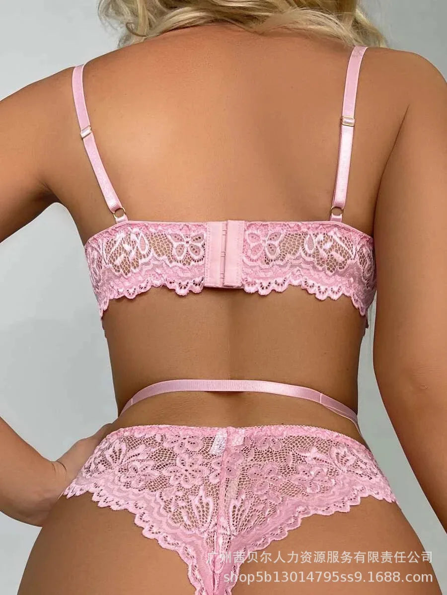 Sissy Lace Garter Bustier Set