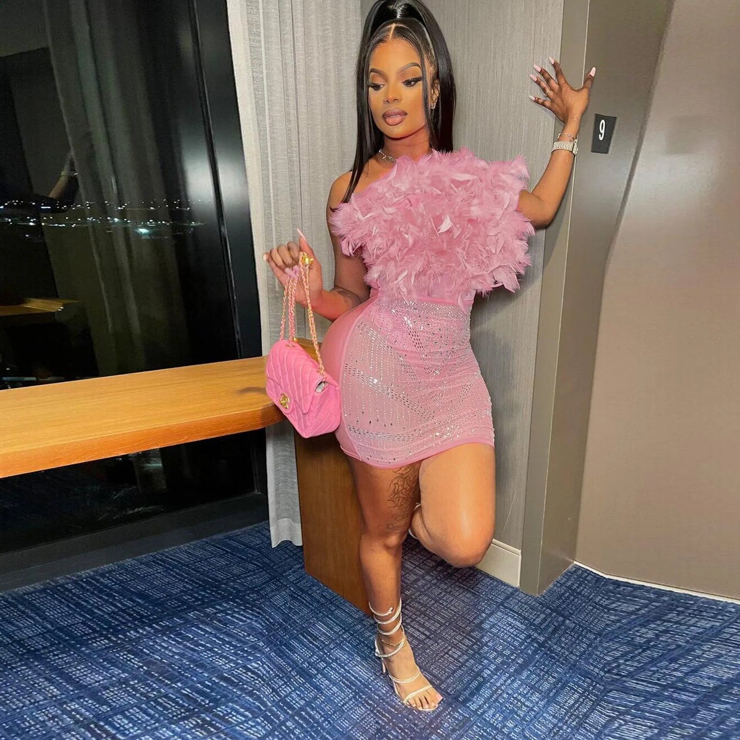 Sexy Clubwear Mini Dress for Women