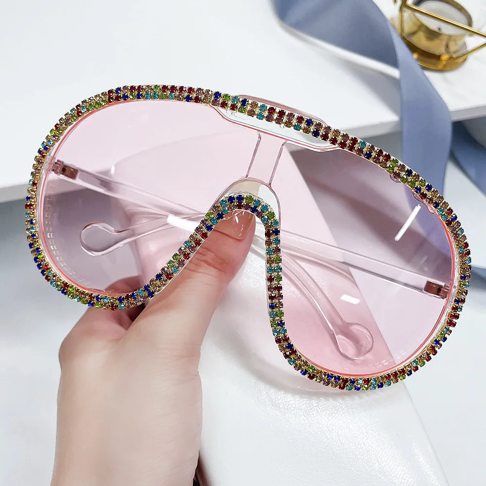 Oversized Diamond Sunglasses