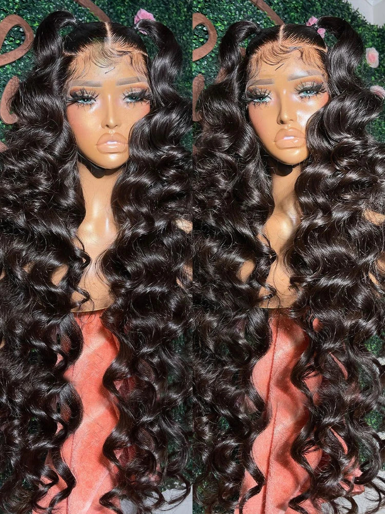 Loose Deep Wave 13x4 Brazilian Glueless HD Lace Frontal Wig