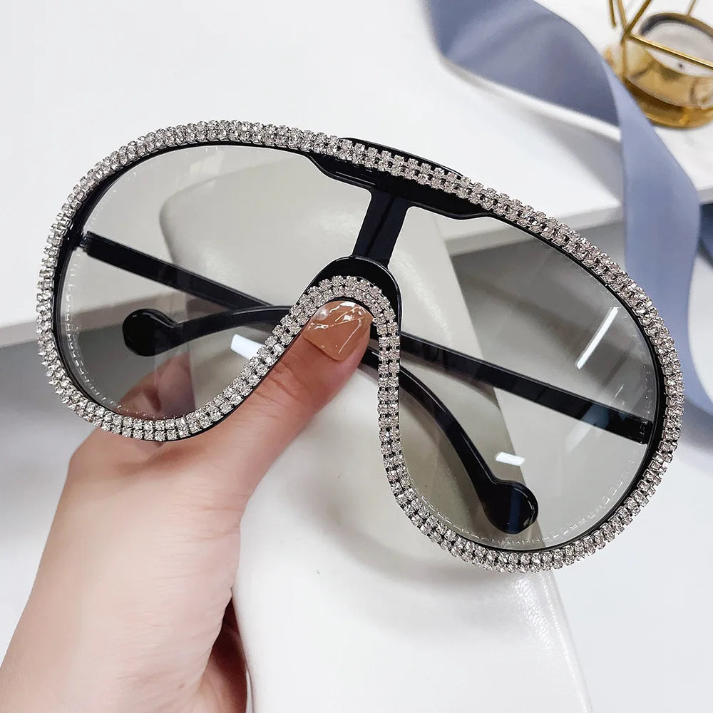 Oversized Diamond Sunglasses