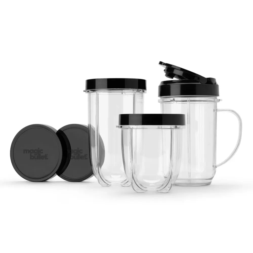 Personal Blender with Durable Plastic Cups Stainless Steel Blade 11 Piece Kitchen