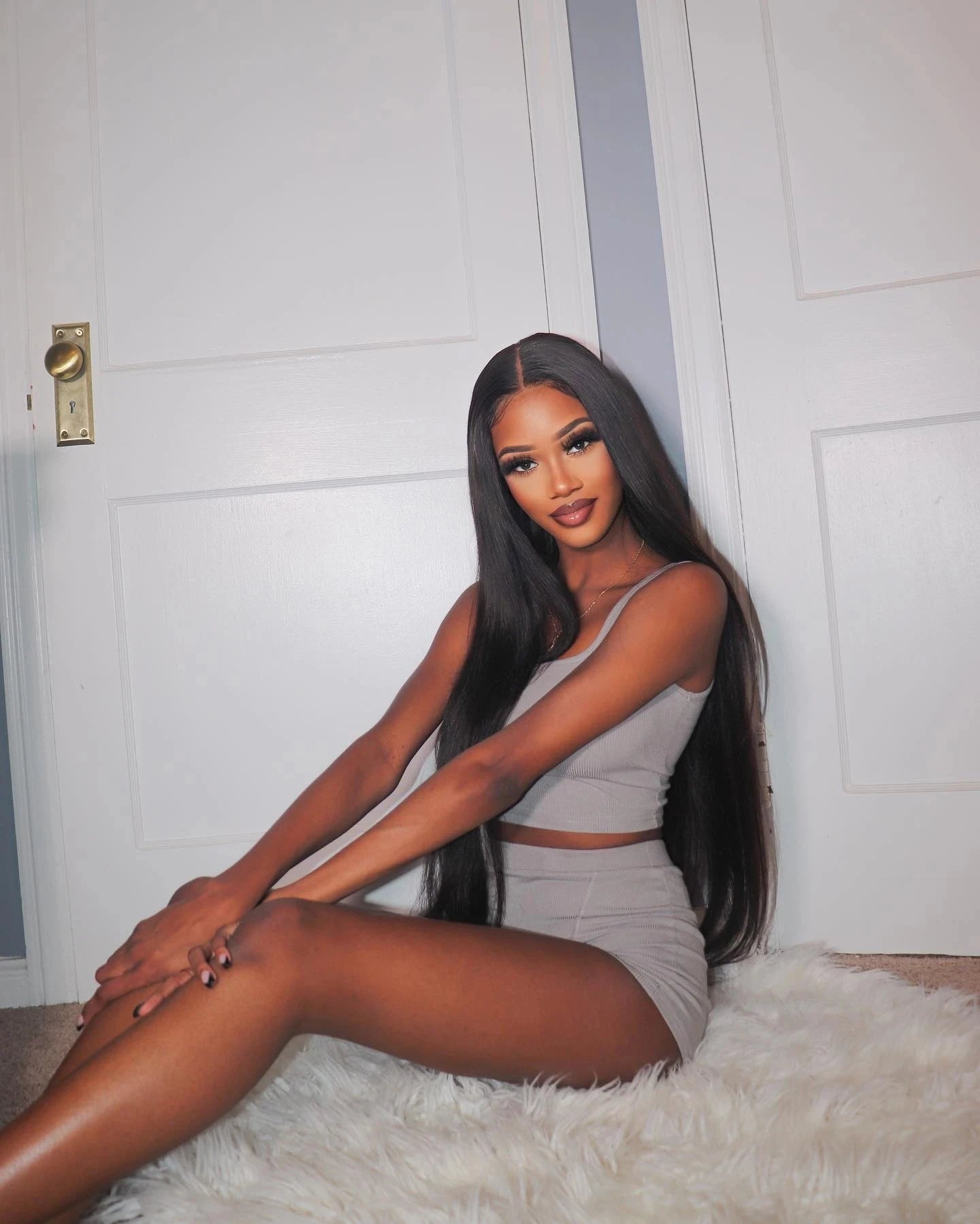 Glueless Straight HD Lace Wig Ready To Go Human Hair Pre plucked