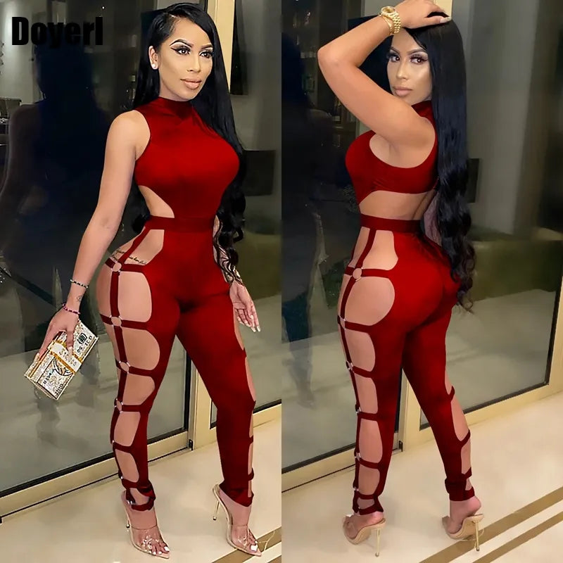 Women Jumpsuit Backless