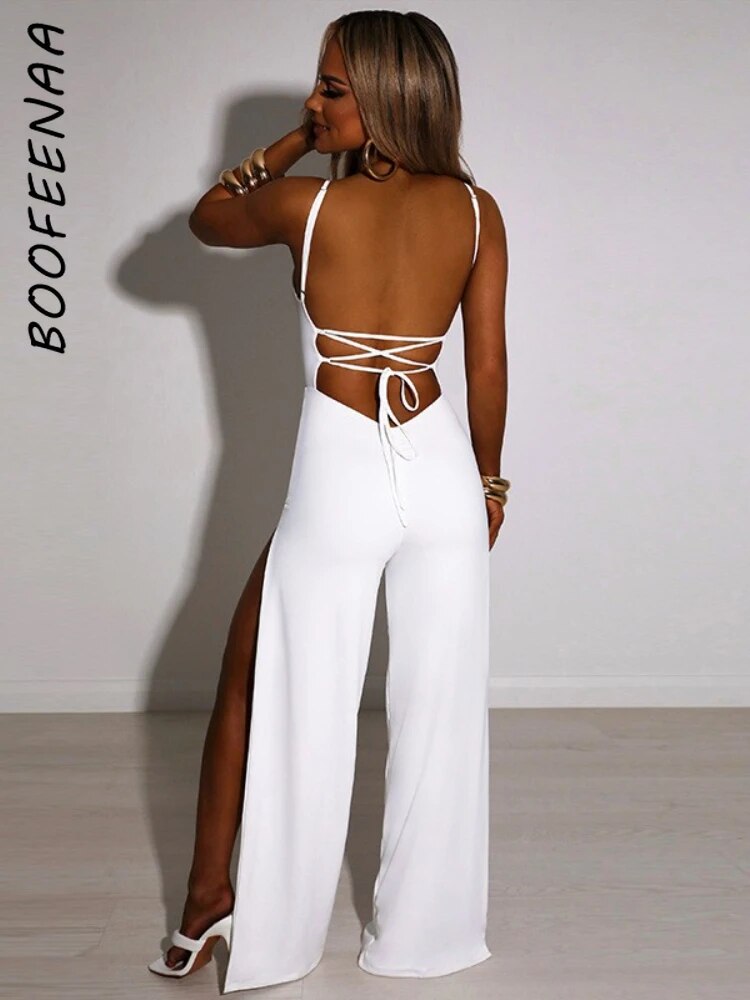 Women Wide Leg Jumpsuit