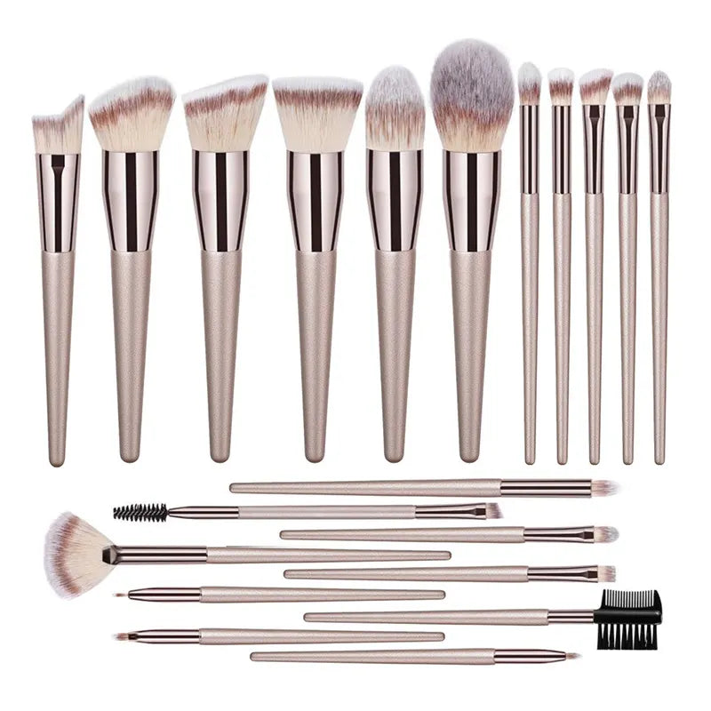 Makeup Brushes Set Foundation Powder Blush Eyeshadow Blending Make Up Brush