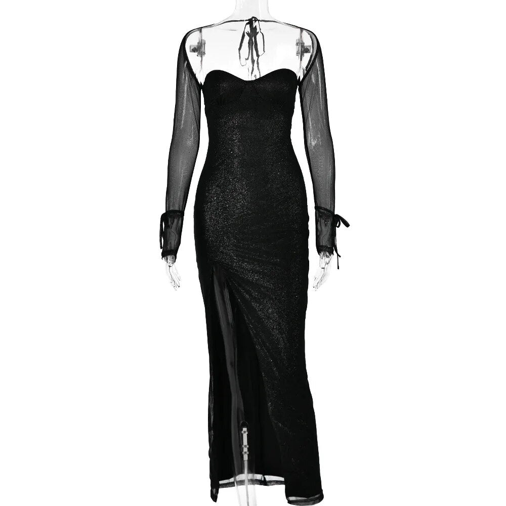 Women Backless Maxi Dress