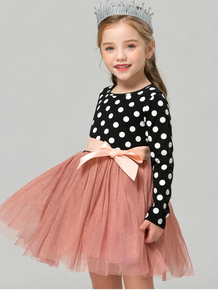 Girl Polka Dot Princess Dress
