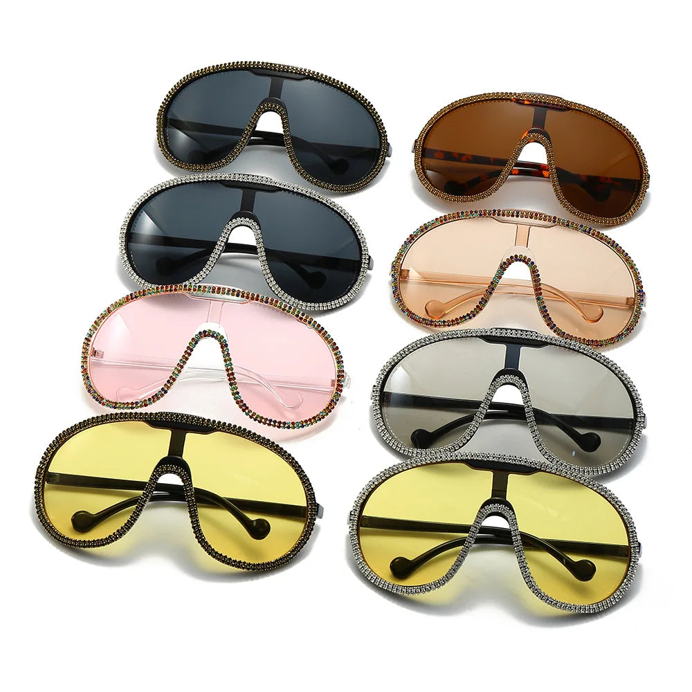 Oversized Diamond Sunglasses