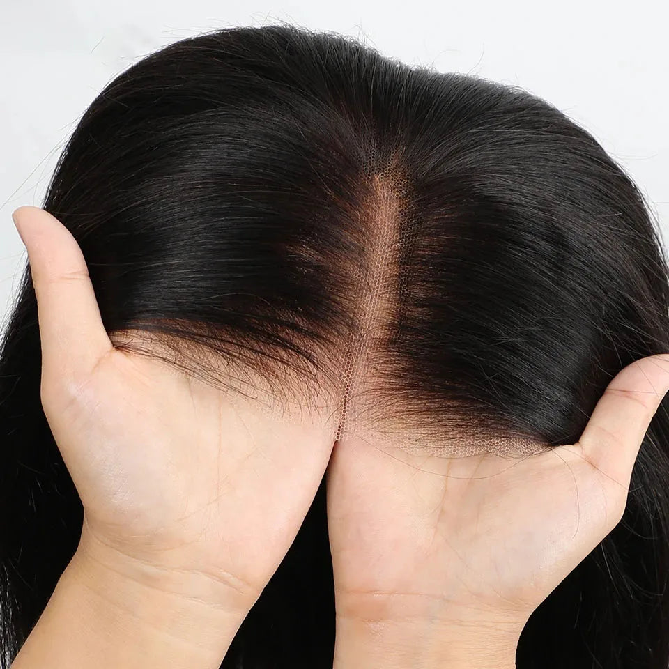 Glueless Straight HD Lace Wig Ready To Go Human Hair Pre plucked