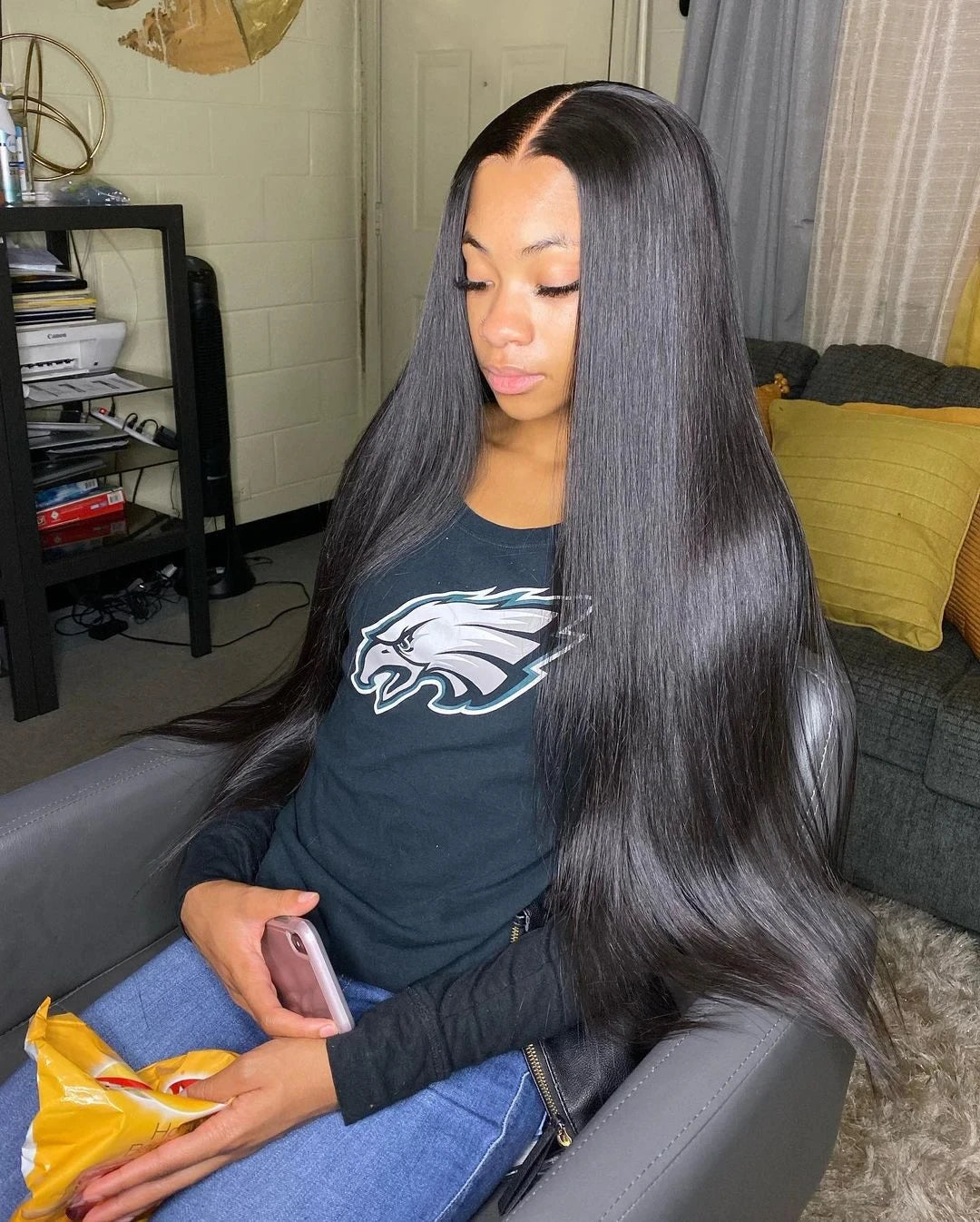Glueless Straight HD Lace Wig Ready To Go Human Hair Pre plucked