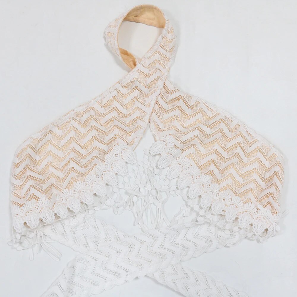 White Lace Two Pieces set