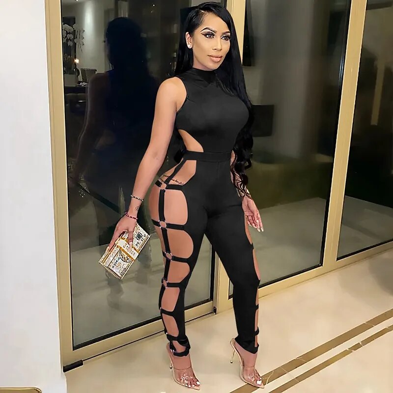 Women Jumpsuit Backless