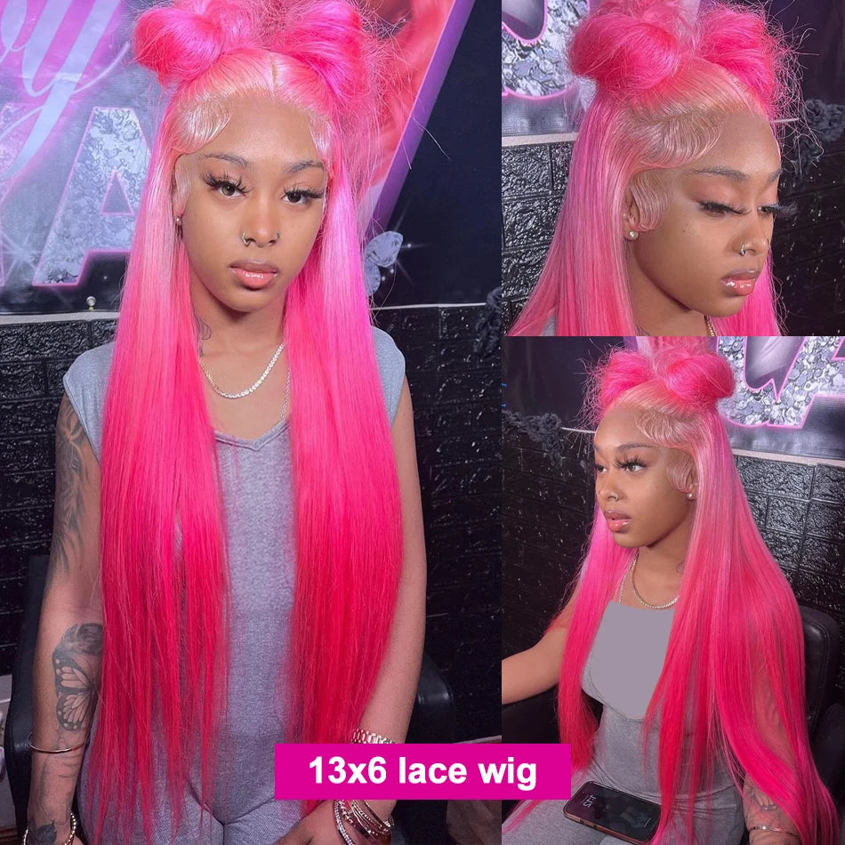 613 Blonde Straight Human Hair Lace Frontal Wig