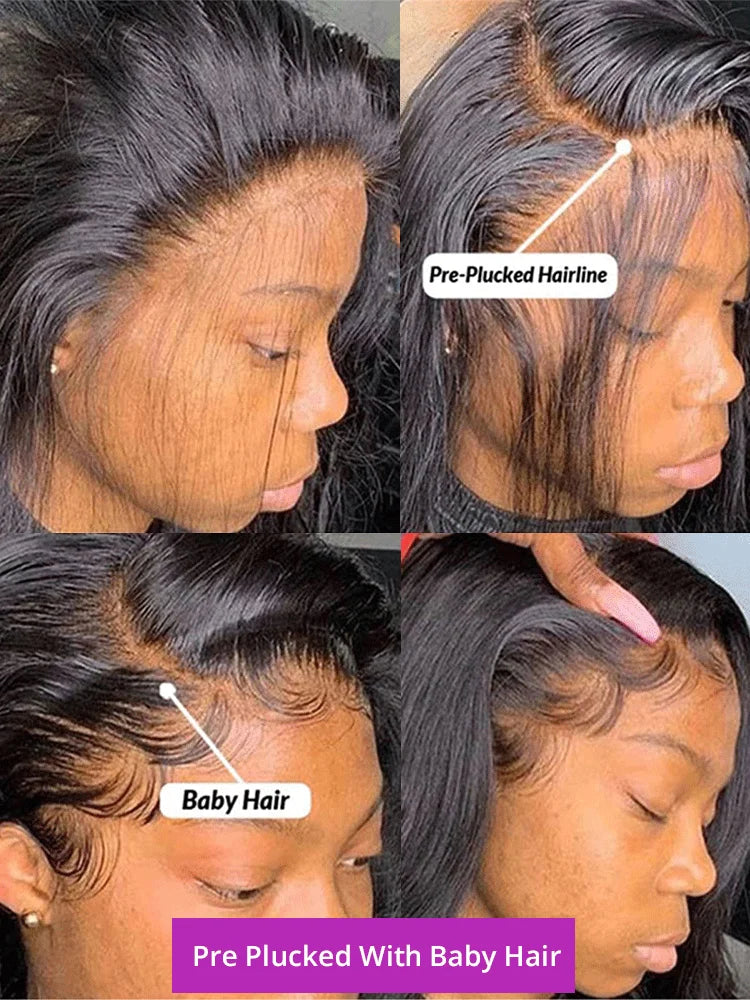 Loose Deep Wave 13x4 Brazilian Glueless HD Lace Frontal Wig
