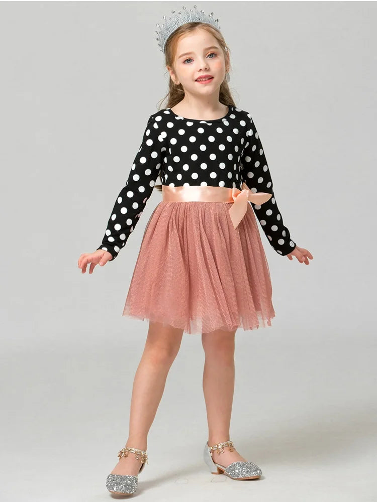 Girl Polka Dot Princess Dress