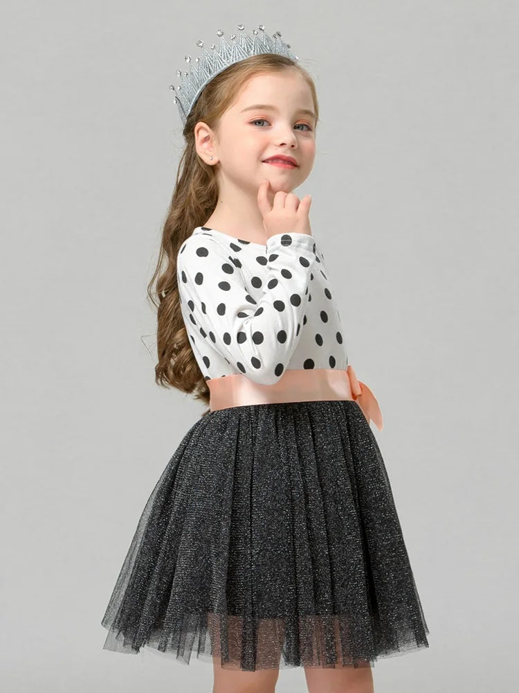 Girl Polka Dot Princess Dress