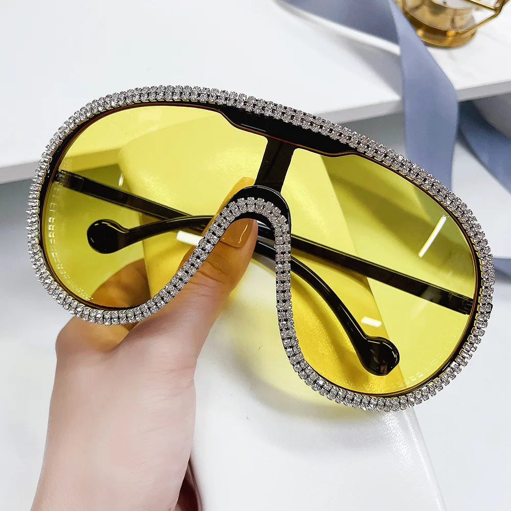 Oversized Diamond Sunglasses