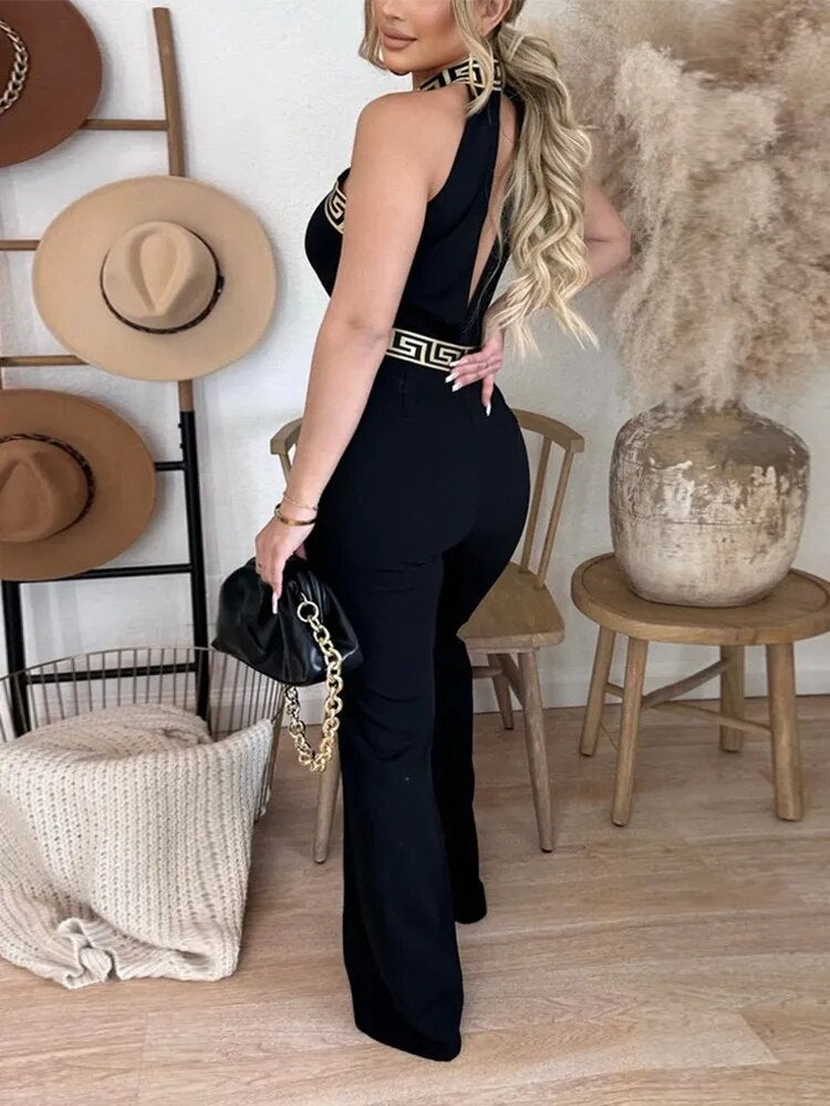 Sheer Mesh Jumpsuit