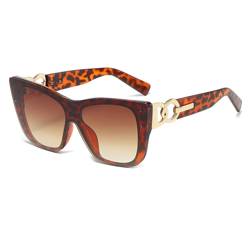 Women Luxury Oversized Gradient Shade Sunglasses