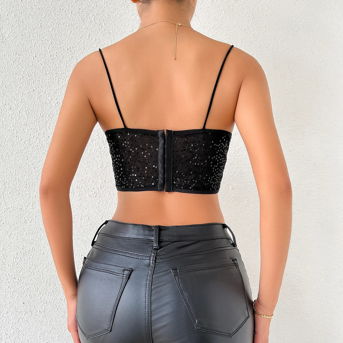 Spaghetti Straps Crop Top