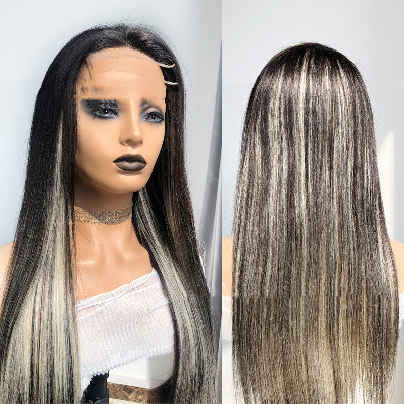Silver Highlight Human Hair Wig