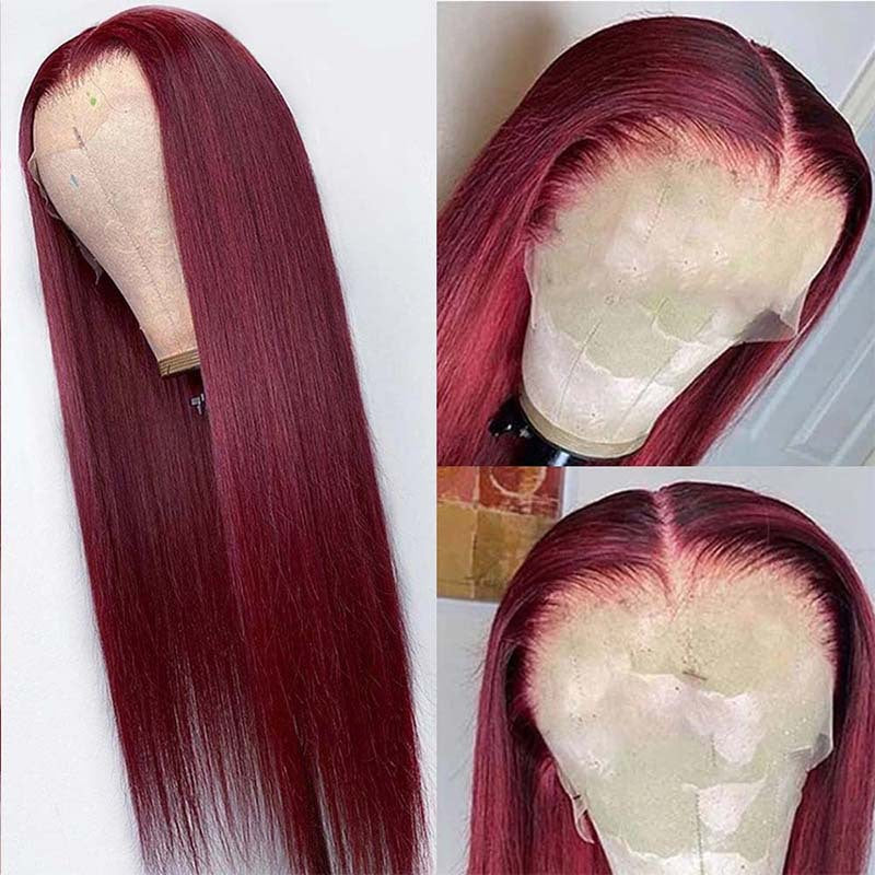 Human Hair Straight Lace Front Wig