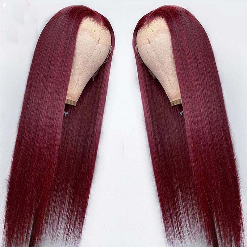 Human Hair Straight Lace Front Wig