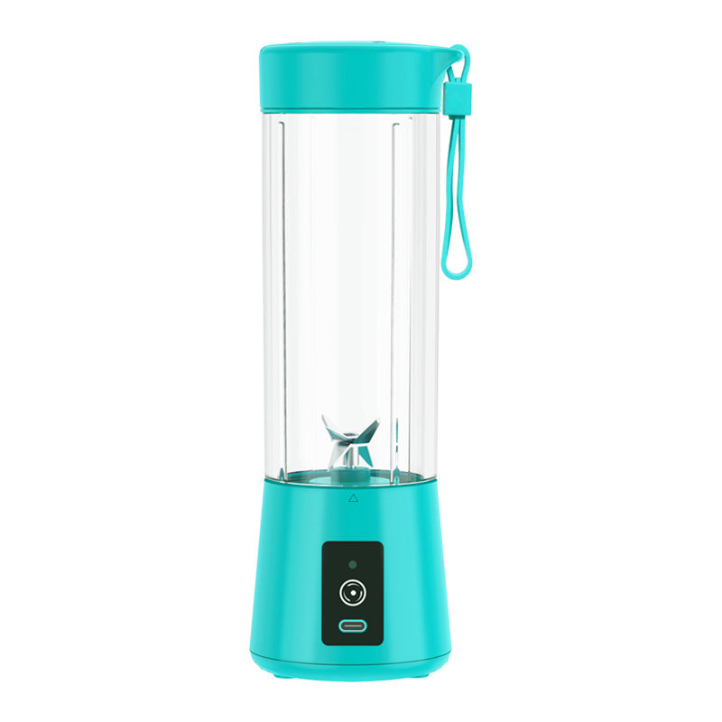 Portable Small Electric Juicer Stainless Steel Blade Cup Juicer Fruit Automatic Smoothie Blender Kitchen Tool
