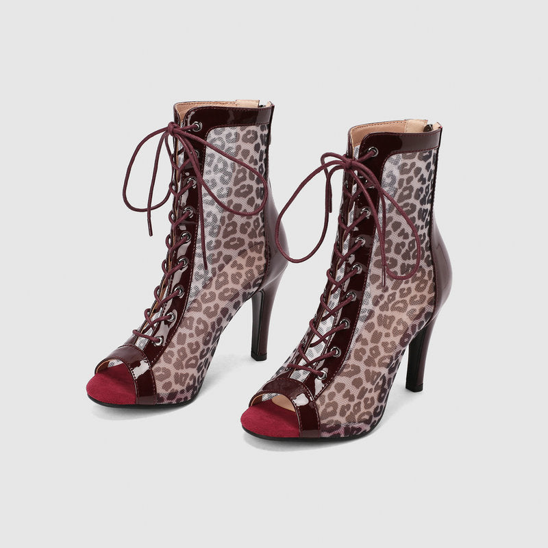 Women's Leopard Print Boots