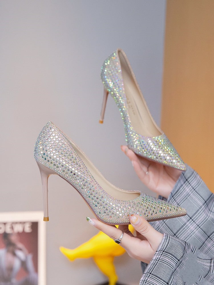 Elegant High Heels Pointed Pumps