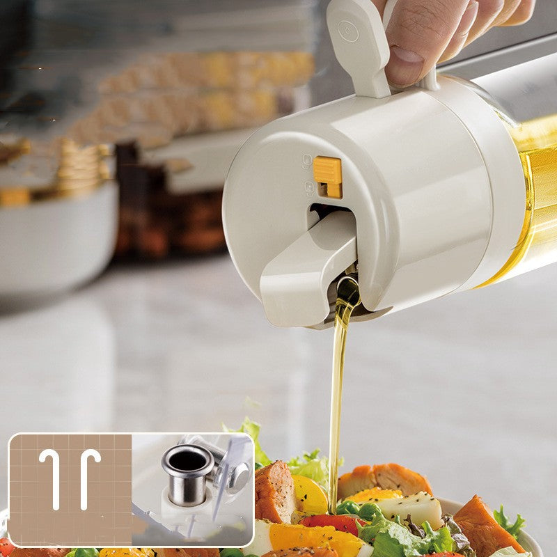 2 In 1 Oil Sprayer Bottle Oil Dispenser