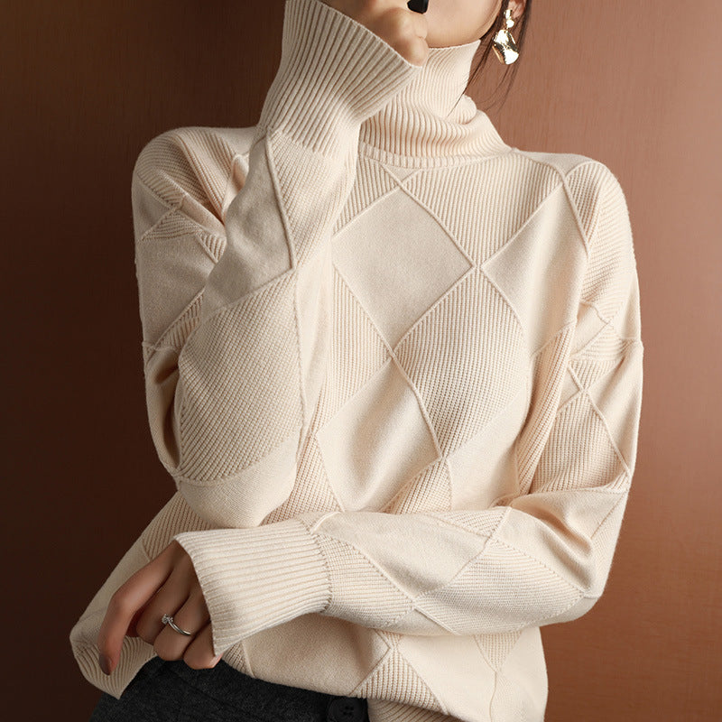 Winter Long-sleeved Knitted Top