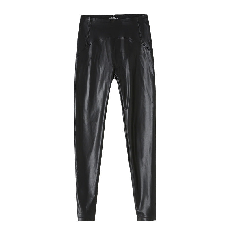 New PU Leather Women's Leggins
