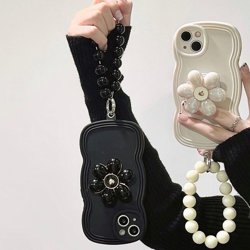 Lady's Flower Stand Phone Case