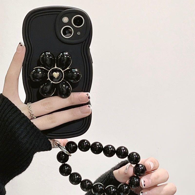 Lady's Flower Stand Phone Case