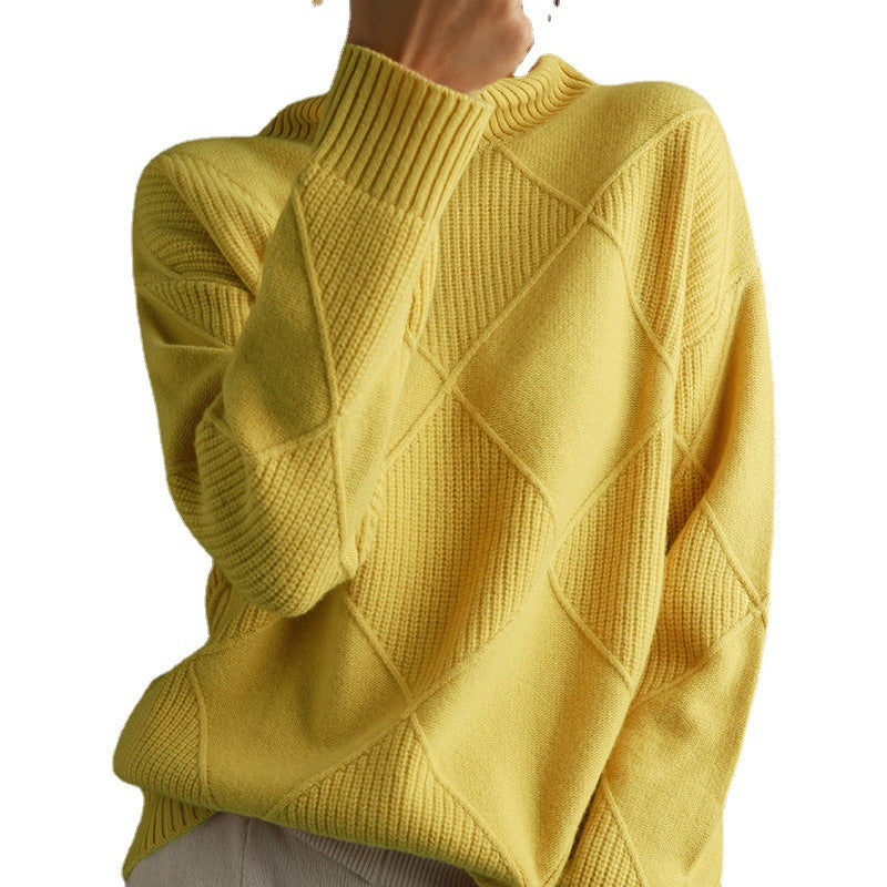 Winter Long-sleeved Knitted Top