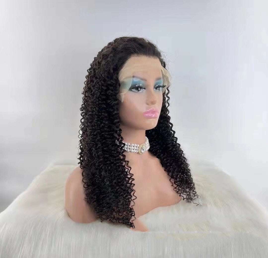 Jerry Curl 13x4 Lace Front Human Hair Wig