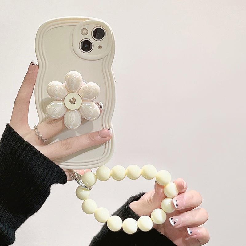 Lady's Flower Stand Phone Case