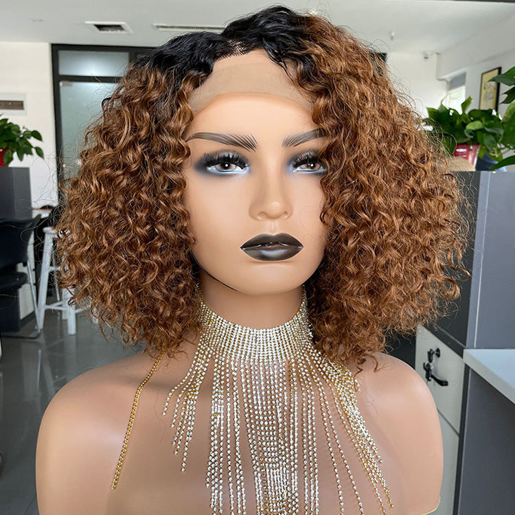 Bob Curly 1b30 Human Hair Lace Wig