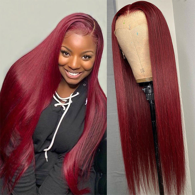 Human Hair Straight Lace Front Wig