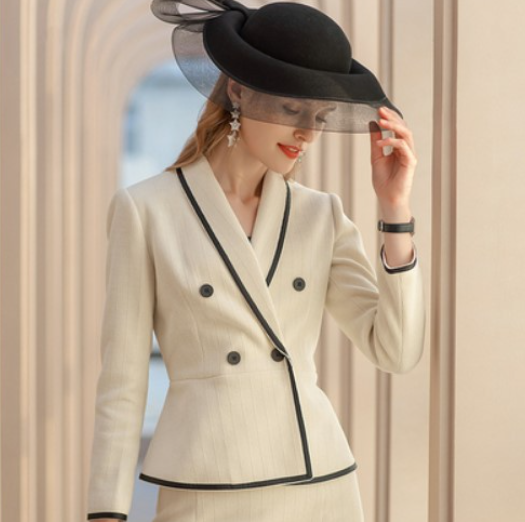 Two Piece Formal Skirt Suit