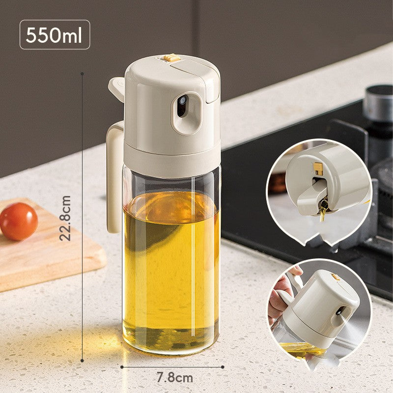 2 In 1 Oil Sprayer Bottle Oil Dispenser