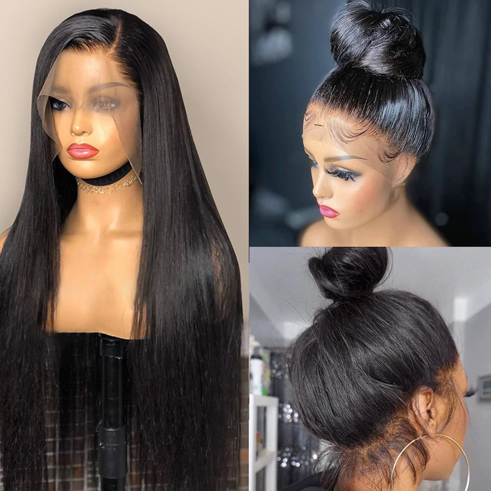 360 Human Hair Lace Wig Straight