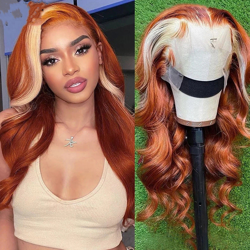 4X4 Human Hair Wig Highlight 613