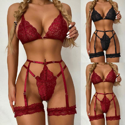 Women's Three Pieces Set Lingerie